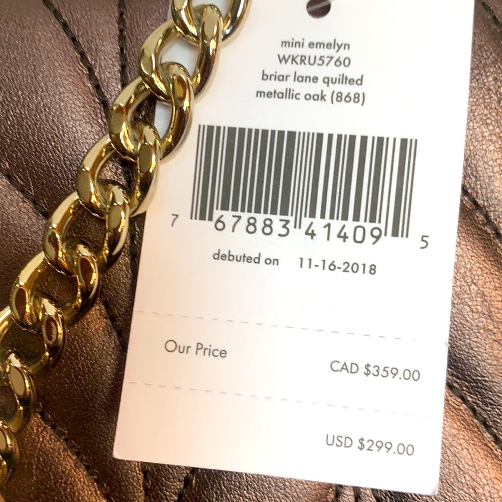 NWT Kate Spade New York Emelyn Briar Lane Quilted - Picture 5 of 8